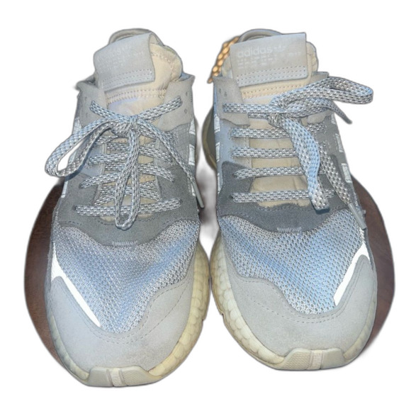 Adidas Nite Jogger Grey Women’s 8 - Picture 2 of 5
